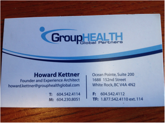 Howard Kettner’s business card