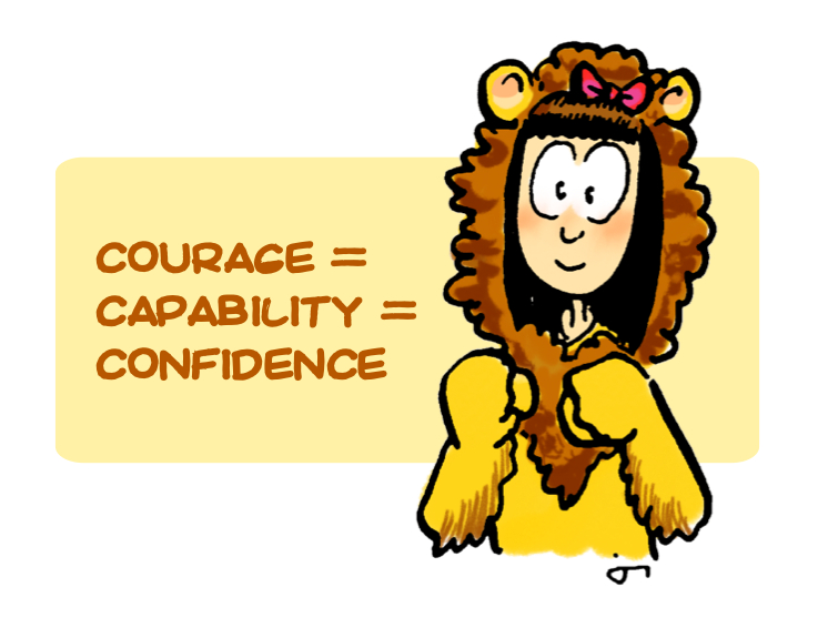 Courage = Capability = Confidence