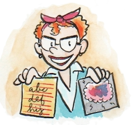 Lynda Barry: “…we are able to remember things we write by hand more readily than if we type them.” Illustration by Hamish MacDonald.