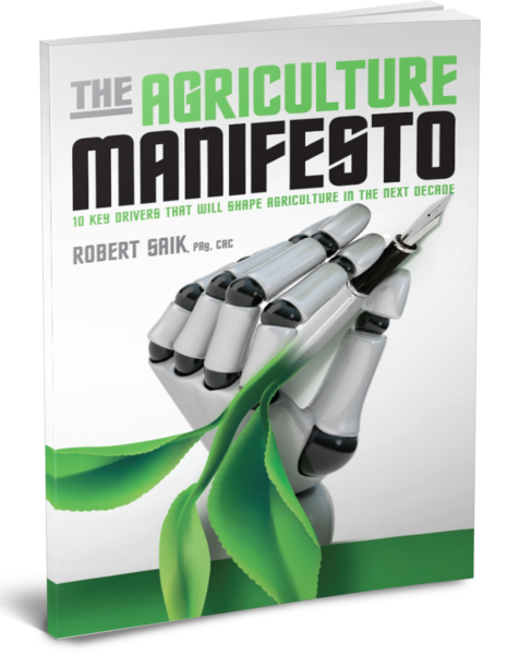 Cover of “The Agriculture Manifesto” by Rob Saik.