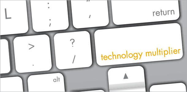 Technology Multiplier keyboard.