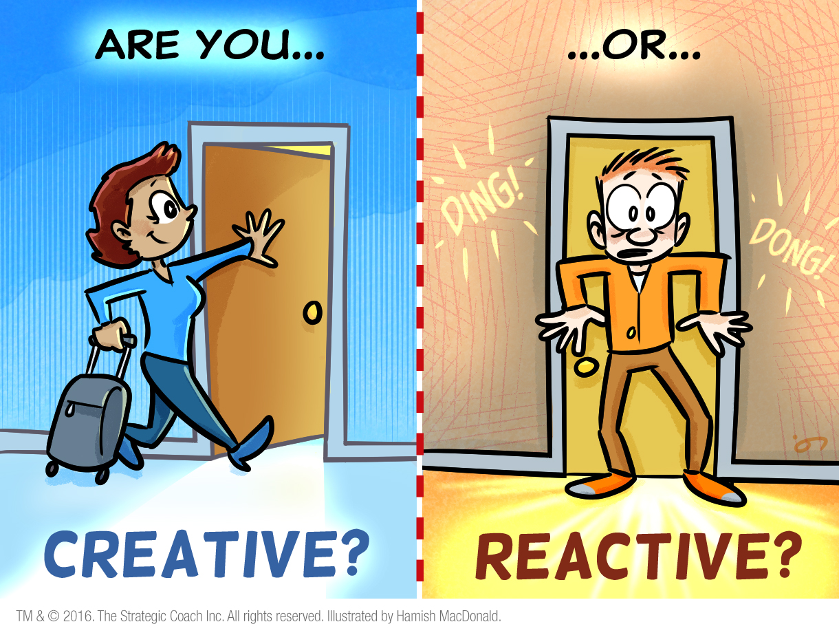 Are you creative? Or reactive?